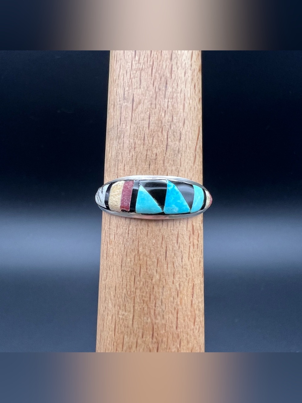 Native American Zuni Inlay Ring